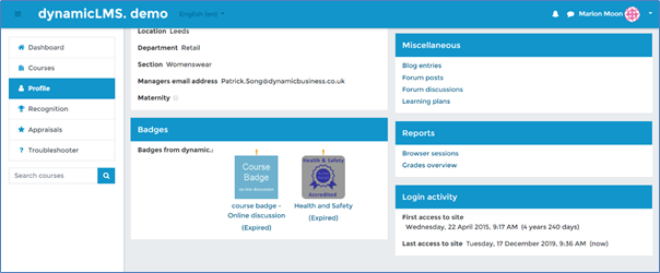 Learning Plans – Dynamic LMS userguide