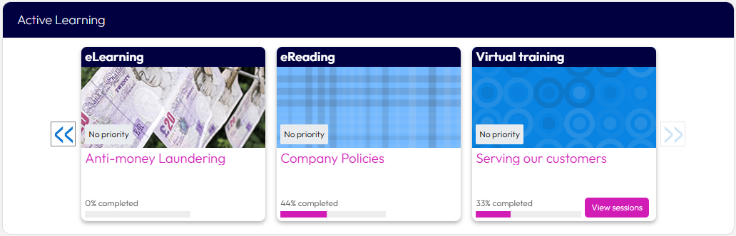 Learner experience display option settings – Dynamic LMS userguide